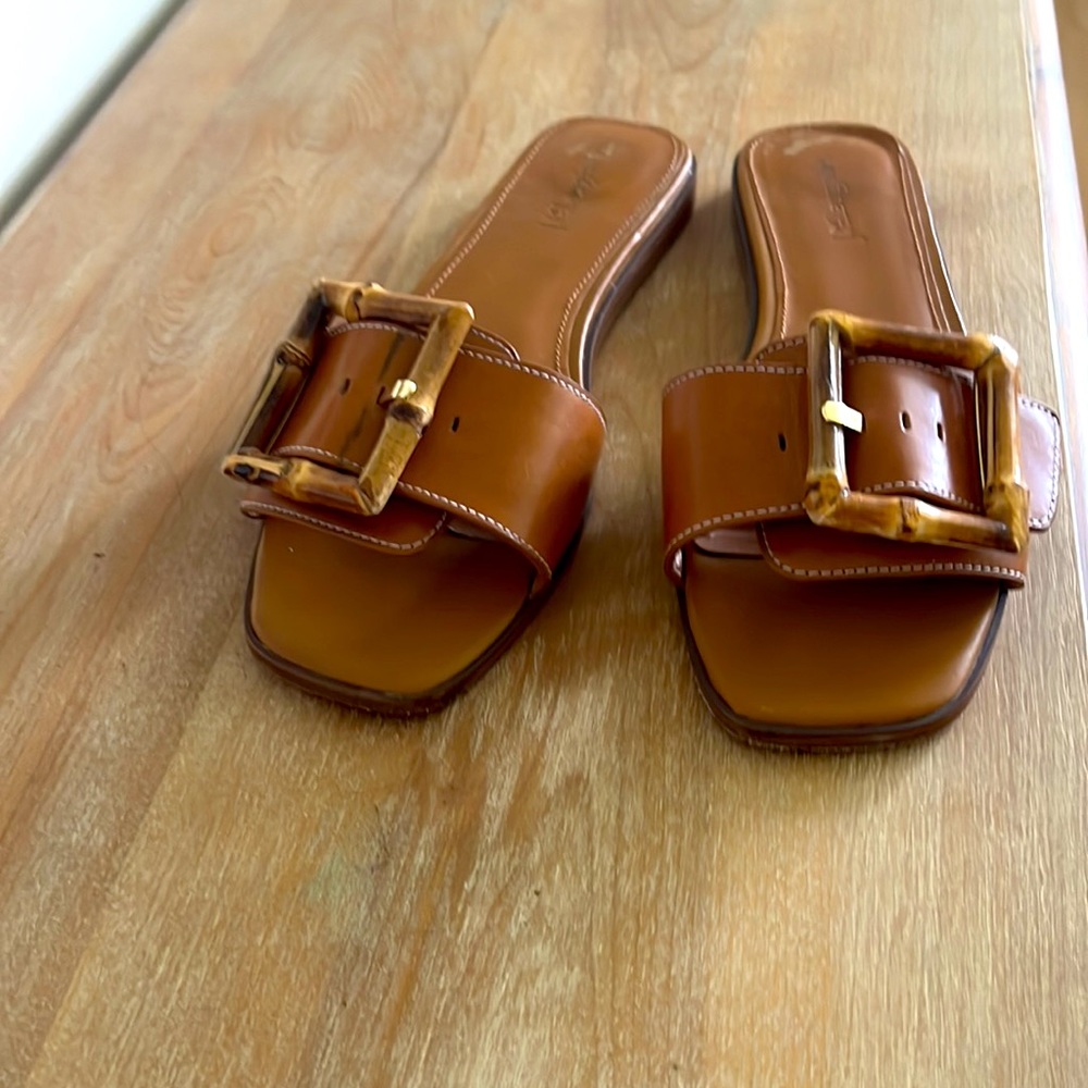 J.McLaughlin leather slides, 9